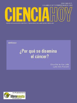 cover image of ¿Por qué se disemina el cáncer?